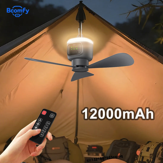 Portable Ceiling Fan Wireless Portable Camp Ceiling Fan