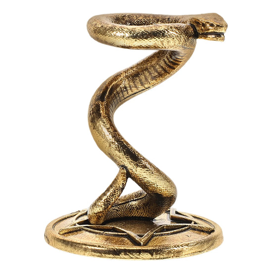Crystal Sphere Display Holder Serpentine Gazing Ball Stand Glass Ball Base Metal Balls Holder Snake Design Home Office Decor